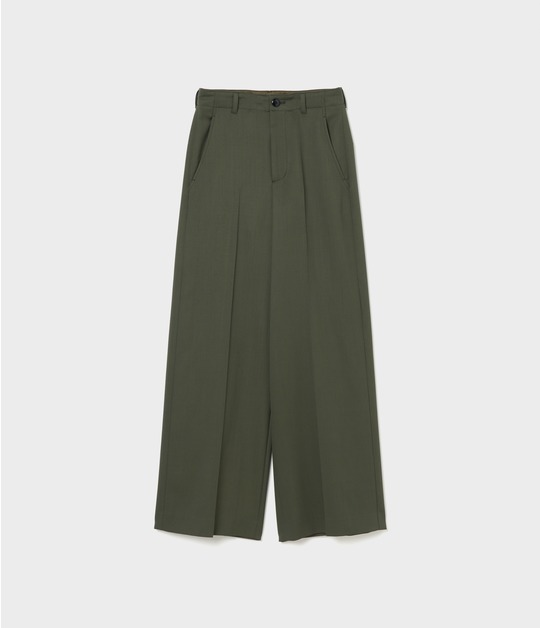 MILITARY WIDE LEG TROUSERS