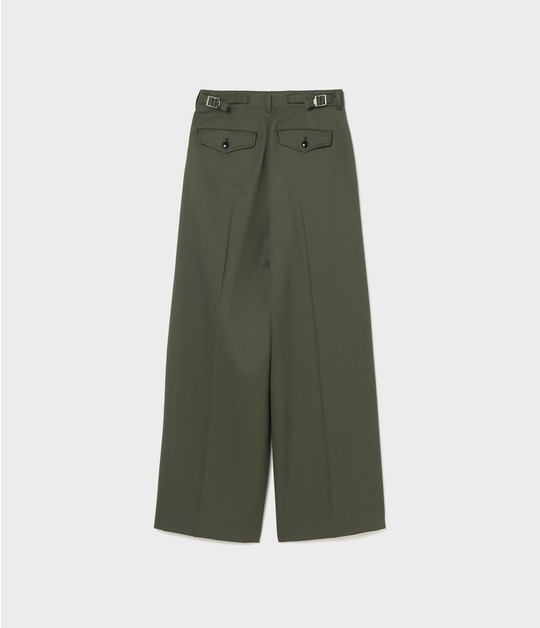 MILITARY WIDE LEG TROUSERS 詳細画像