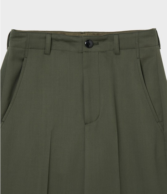 MILITARY WIDE LEG TROUSERS 詳細画像