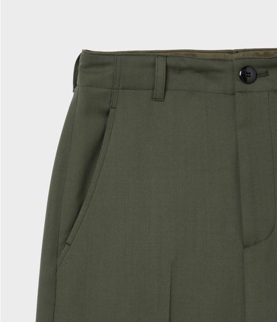 MILITARY WIDE LEG TROUSERS 詳細画像