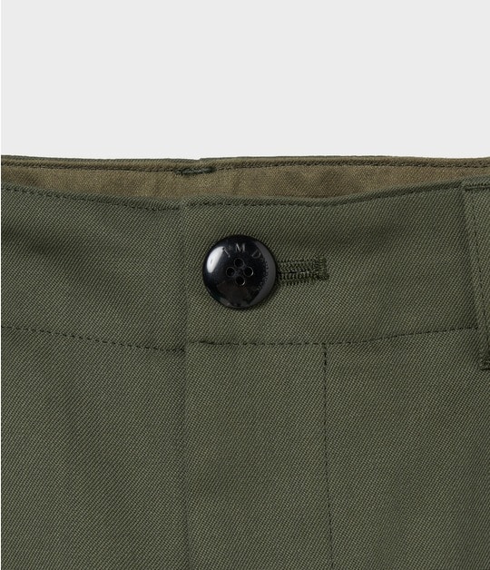 MILITARY WIDE LEG TROUSERS 詳細画像