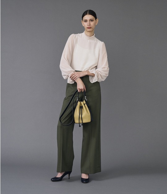 MILITARY WIDE LEG TROUSERS 詳細画像