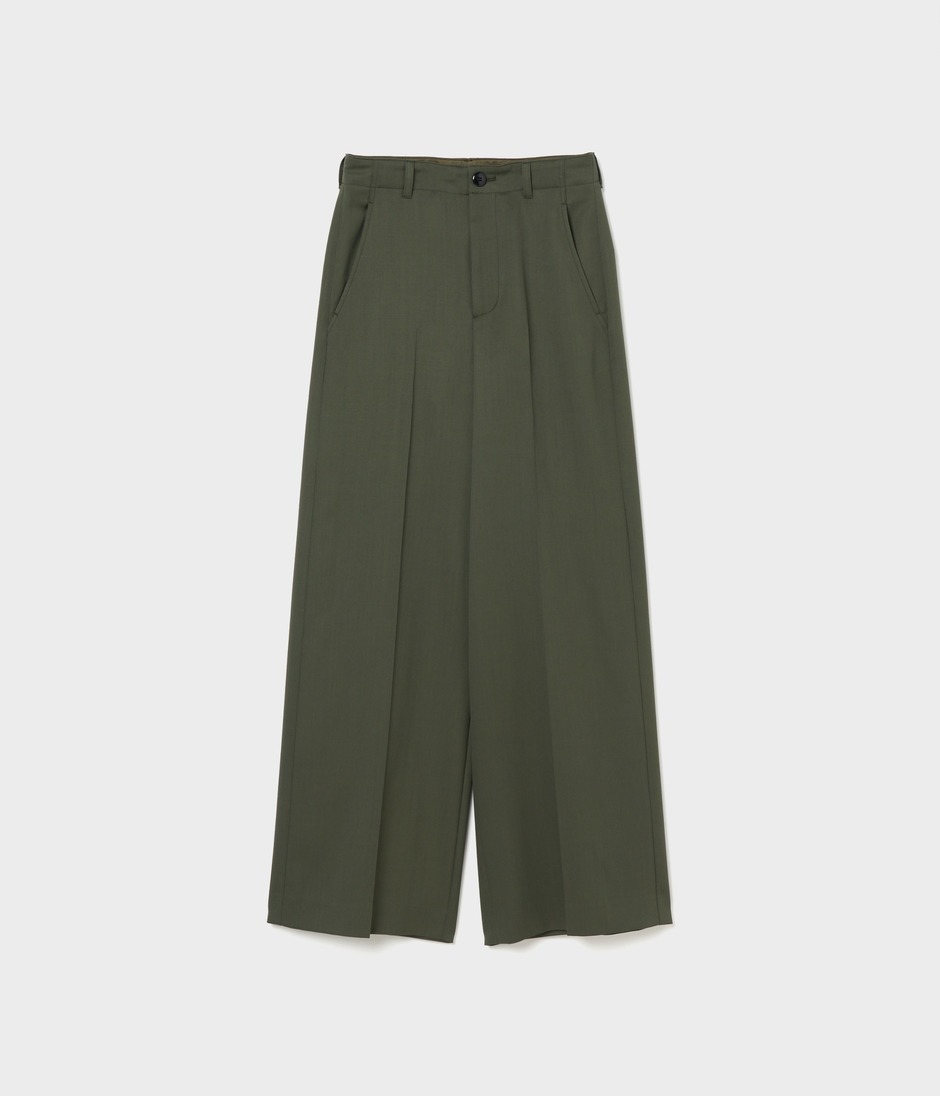 MILITARY WIDE LEG TROUSERS 詳細画像 KAHKI 1