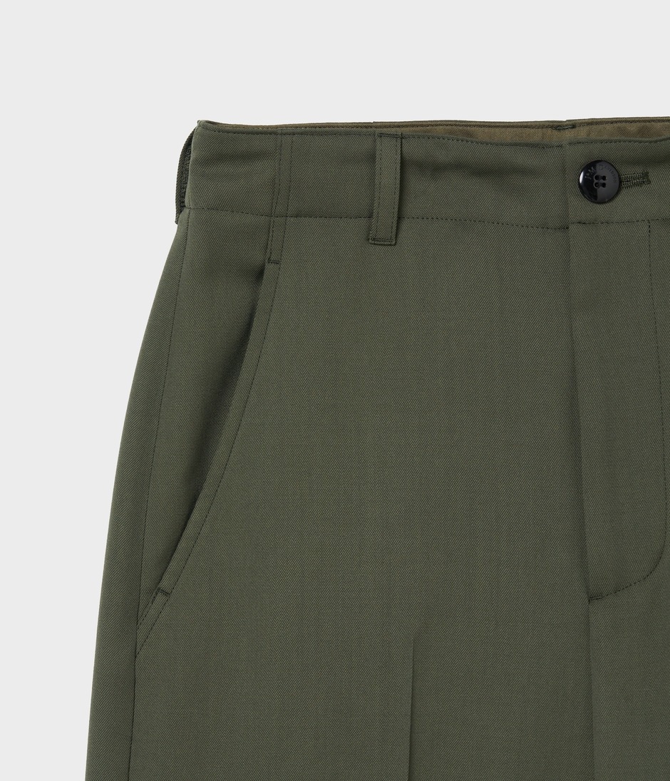 MILITARY WIDE LEG TROUSERS 詳細画像 KAHKI 4