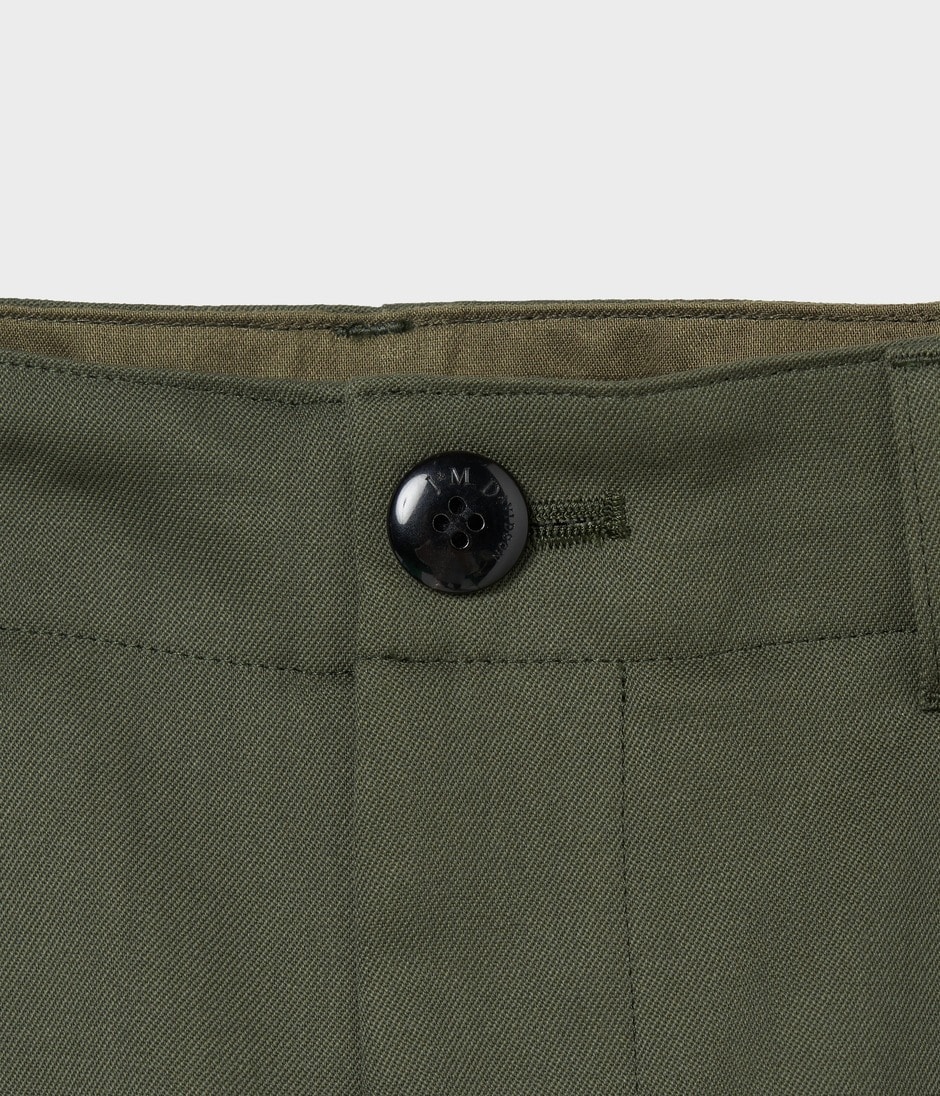 MILITARY WIDE LEG TROUSERS 詳細画像 KAHKI 7