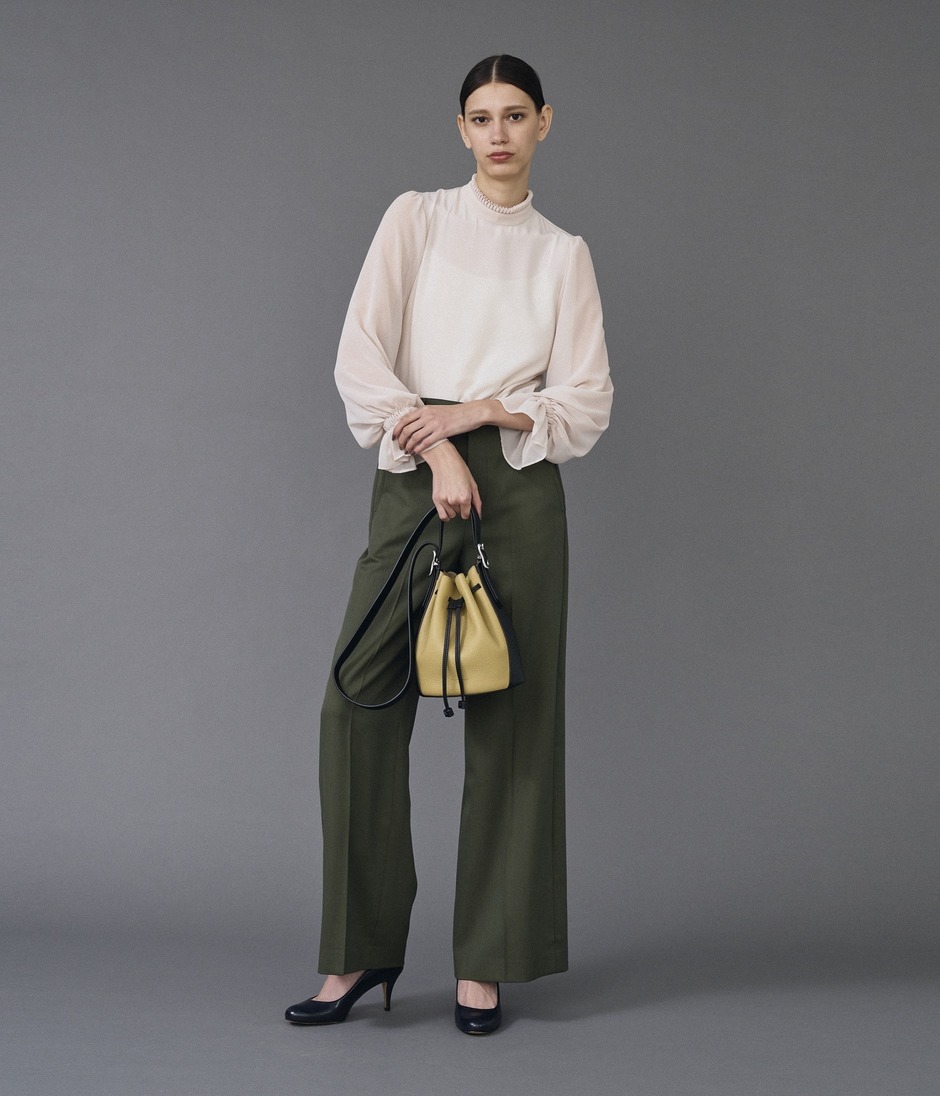 MILITARY WIDE LEG TROUSERS 詳細画像 KAHKI 9