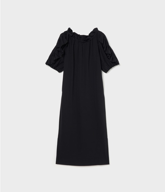 VOLANGE JERSEY DRESS