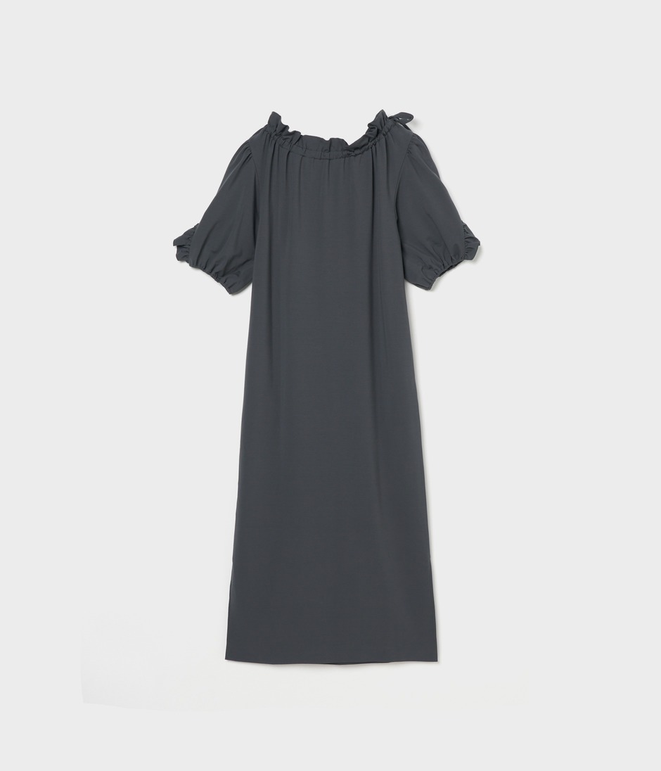 VOLANGE JERSEY DRESS 詳細画像 SLATE GREY 2