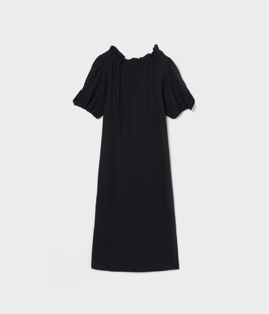 VOLANGE JERSEY DRESS 詳細画像 BLACK 2