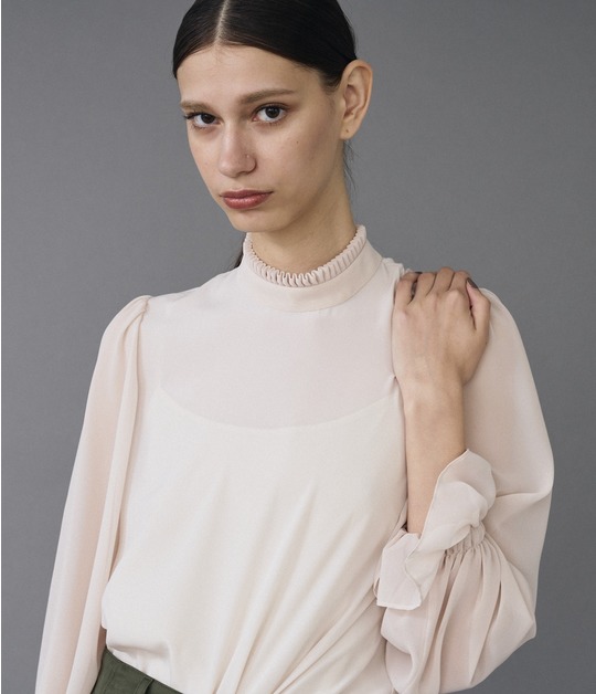 PLEATED COLLAR BLOUSE 詳細画像