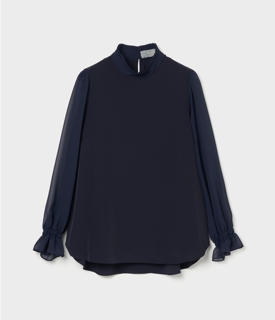 PLEATED COLLAR BLOUSE 詳細画像