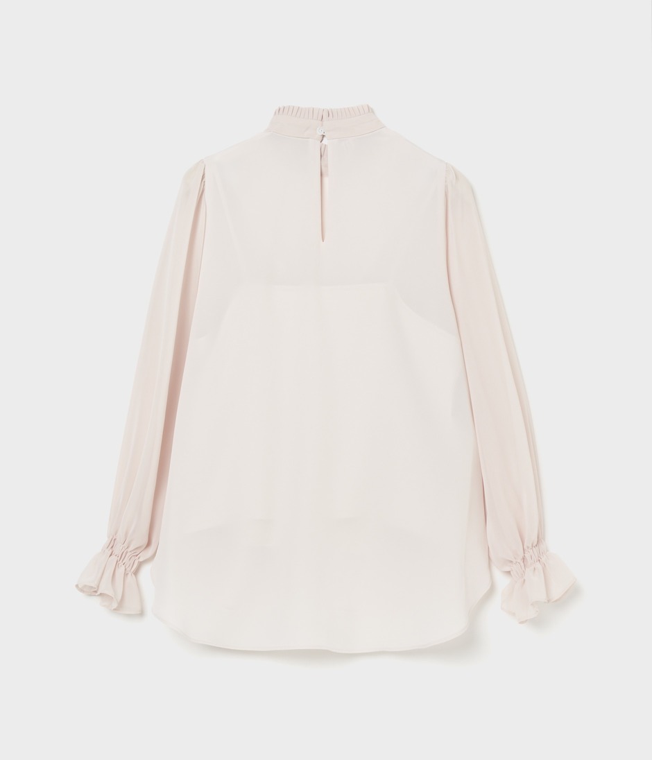 PLEATED COLLAR BLOUSE 詳細画像 BEIGE 2