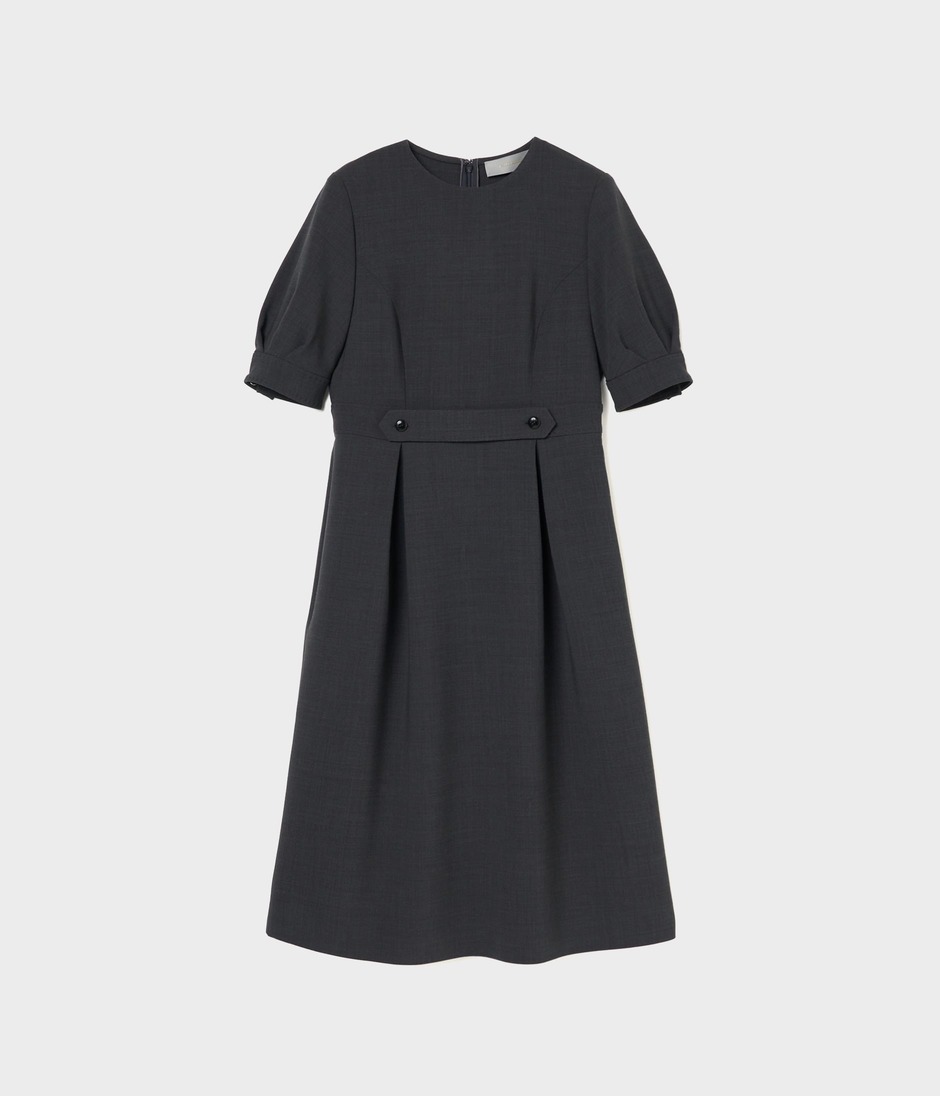 PUFF HARF SLEEVE DRESS 詳細画像 CHARCOAL 1