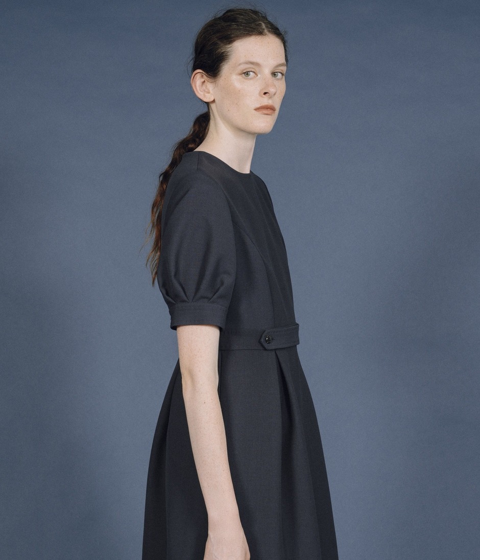 PUFF HALF SLEEVE DRESS 詳細画像 CHARCOAL 8