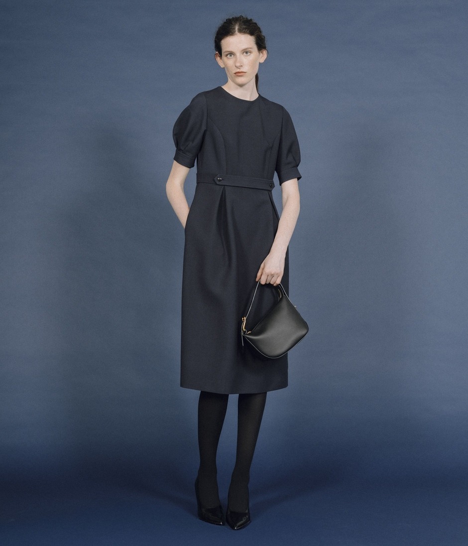 PUFF HALF SLEEVE DRESS 詳細画像 CHARCOAL 9