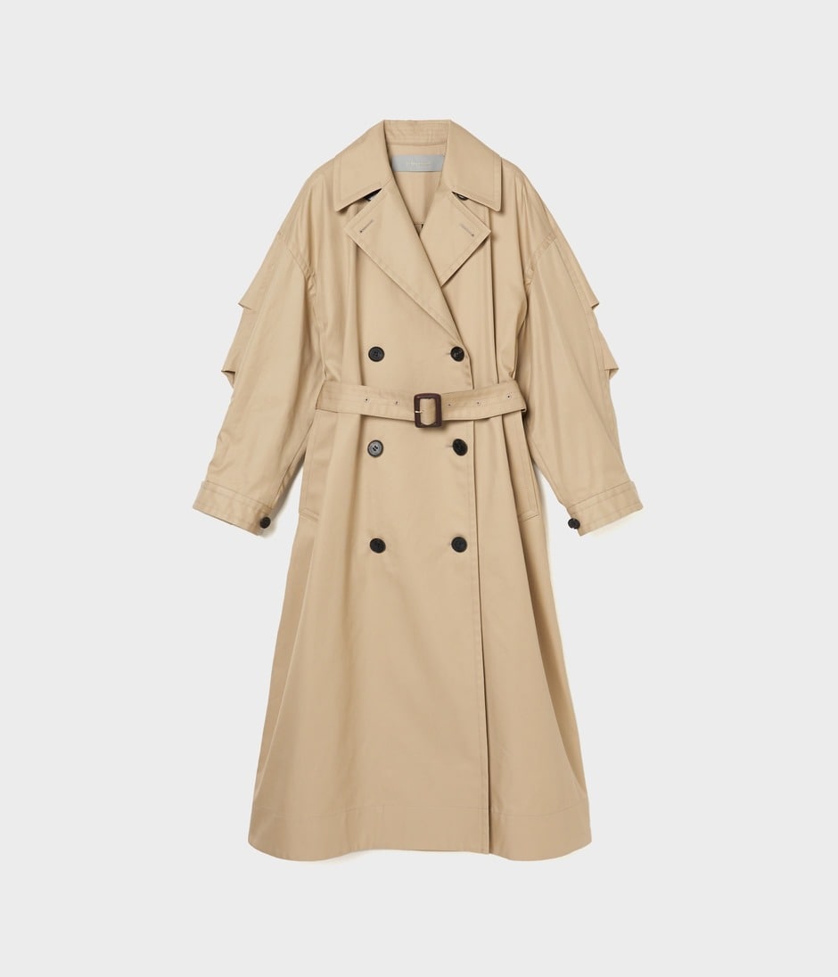 VOLUME TRENCH COAT 詳細画像 BEIGE 1