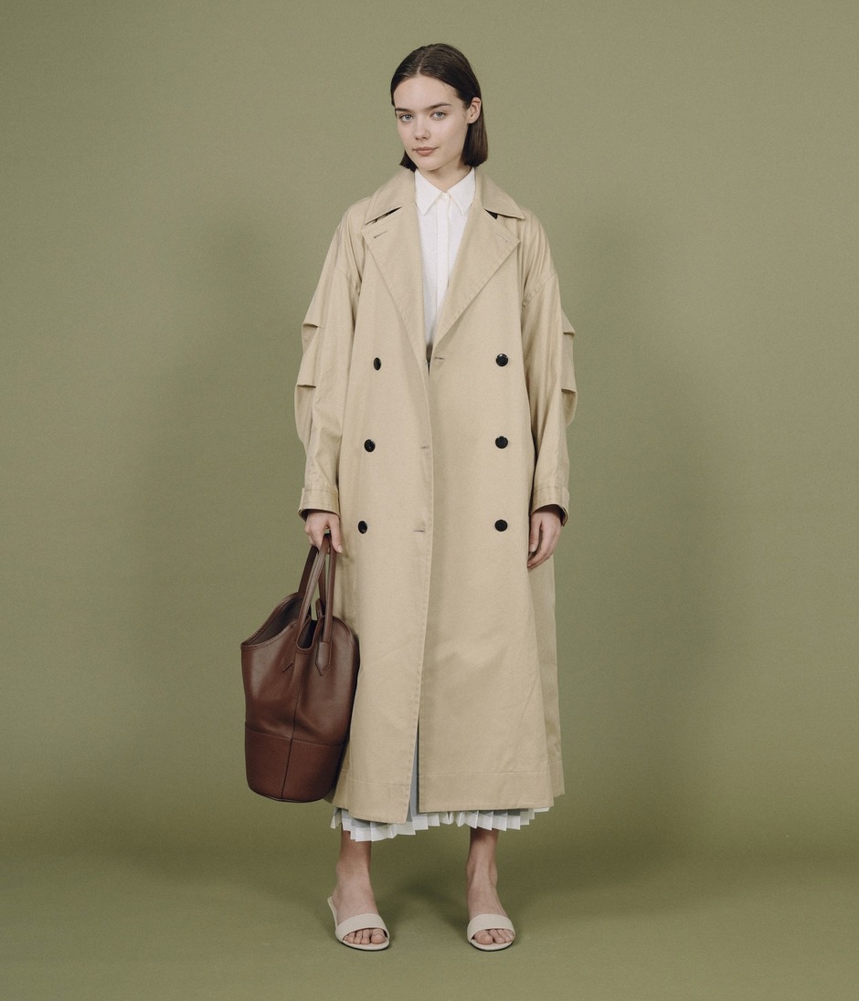 VOLUME TRENCH COAT 詳細画像 BEIGE 12