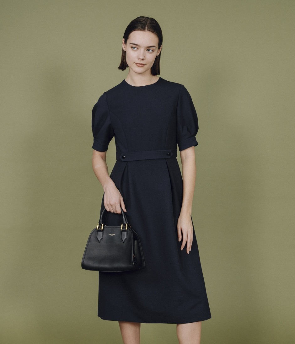 PUFF HARF SLEEVE DRESS 詳細画像 NAVY 10