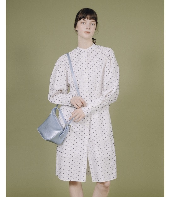 CUT JACQUARD SHIRT DRESS 詳細画像