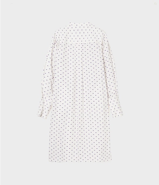 CUT JACQUARD SHIRT DRESS 詳細画像