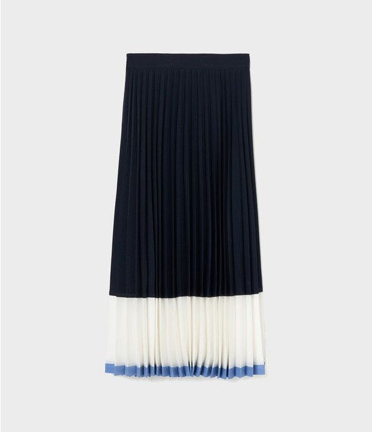 TRICOLOR PLEATED SKIRT 詳細画像