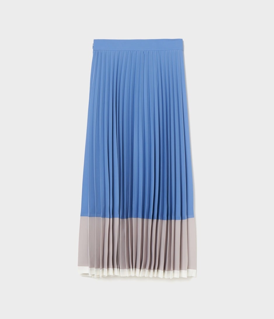 TRICOLOR PLEATED SKIRT 詳細画像 CORNFLOWER 2