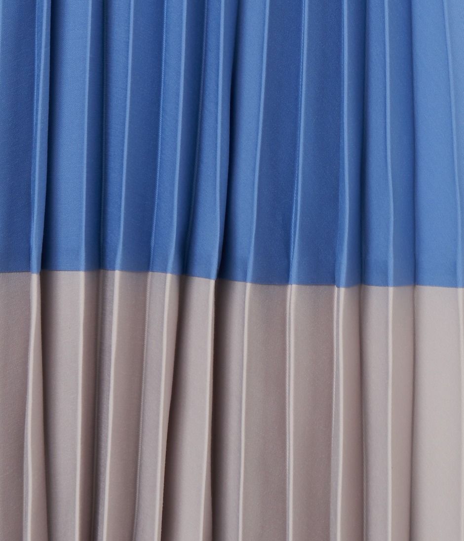 TRICOLOR PLEATED SKIRT 詳細画像 CORNFLOWER 6