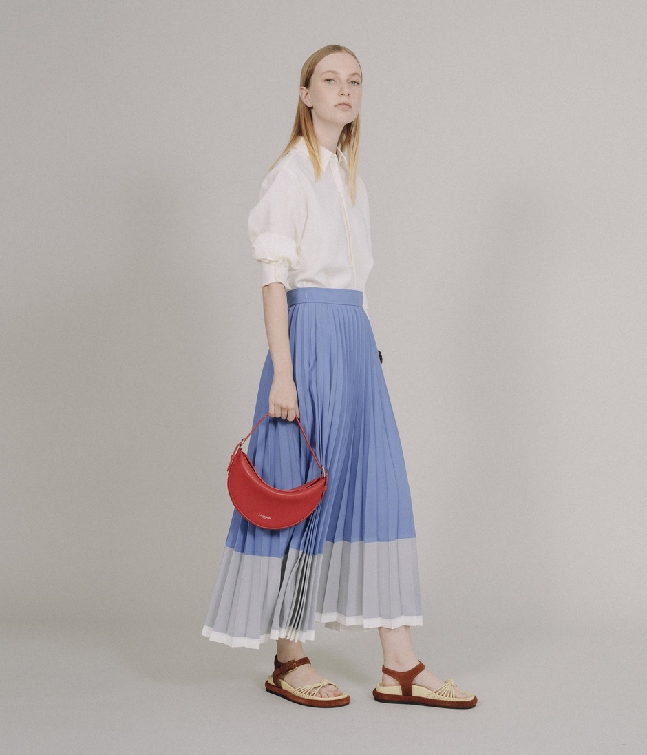 TRICOLOR PLEATED SKIRT 詳細画像 CORNFLOWER 8