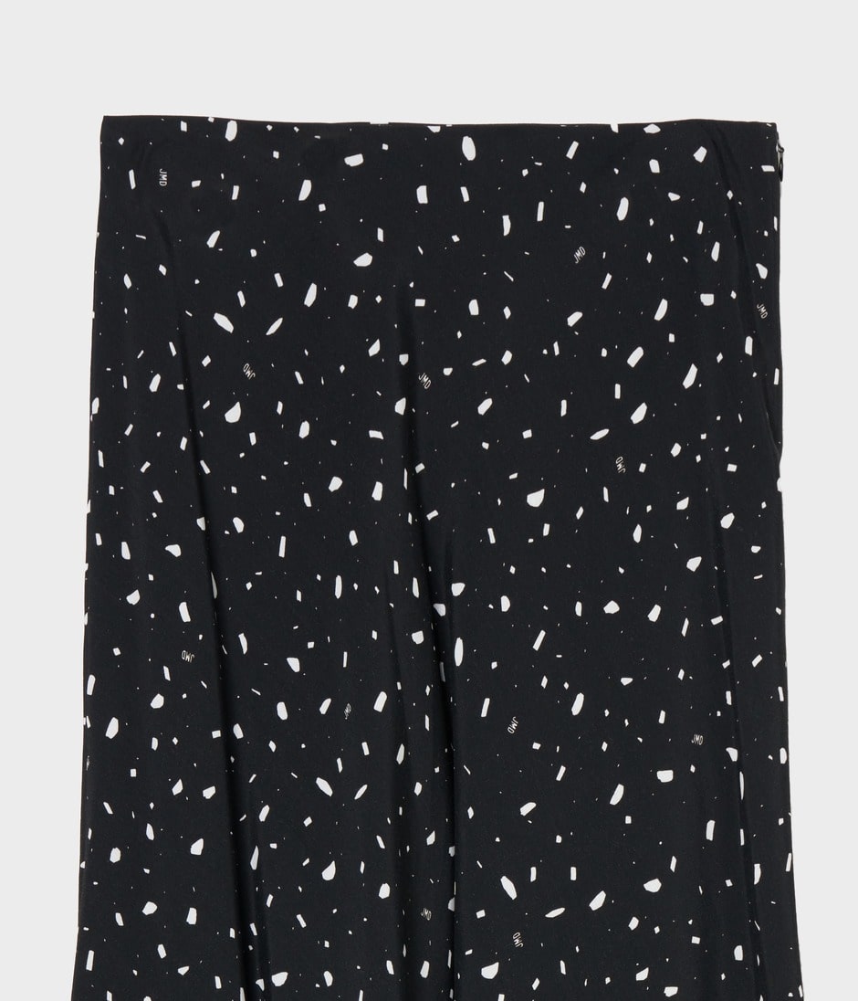 GRAVEL PRINT BIAS SKIRT 詳細画像 BLACK 3
