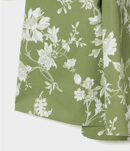 FLOWER DRAWING PRINT TOP 詳細画像
