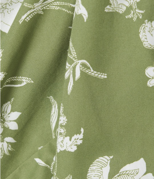 FLOWER DRAWING PRINT TOP 詳細画像