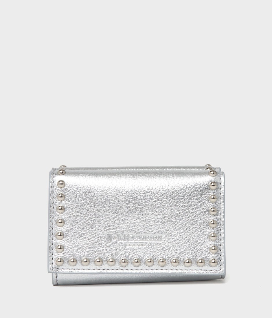 FOLD WALLET WITH STUDS 詳細画像 SILVER 1