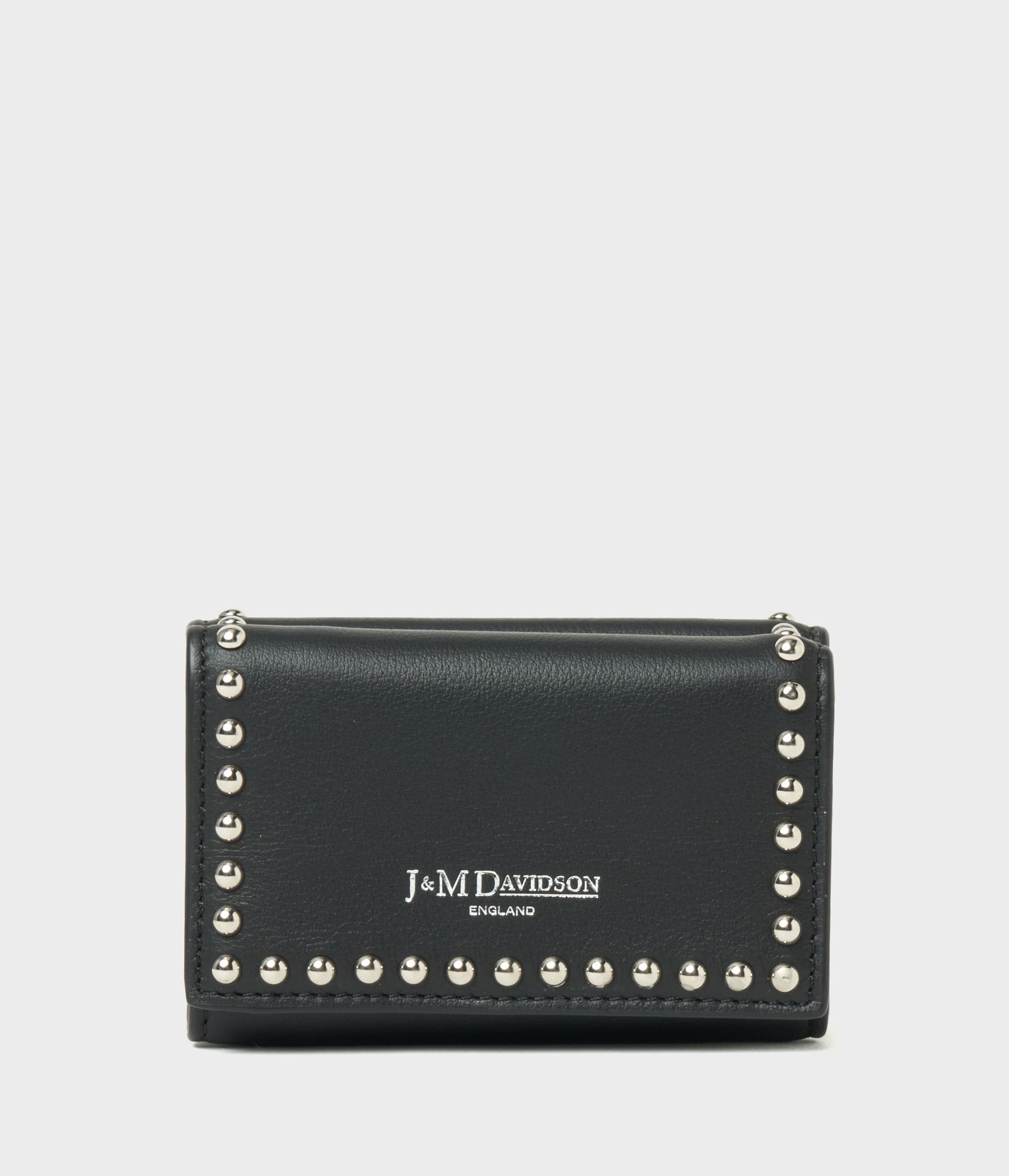 FOLD WALLET WITH STUDS｜J&M DAVIDSON｜ジェイアンドエム