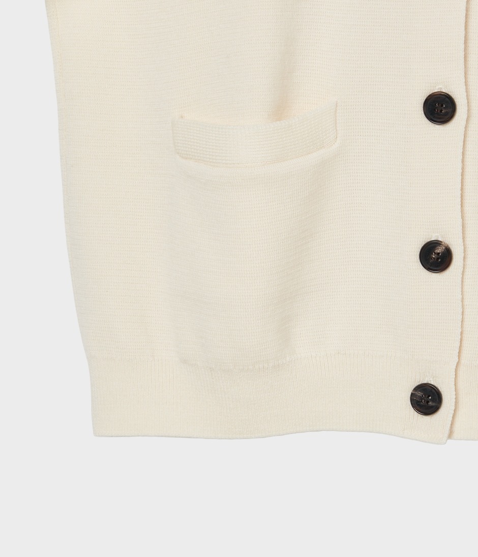 MILANO RIB CARDIGAN 詳細画像 OFF WHITE 5