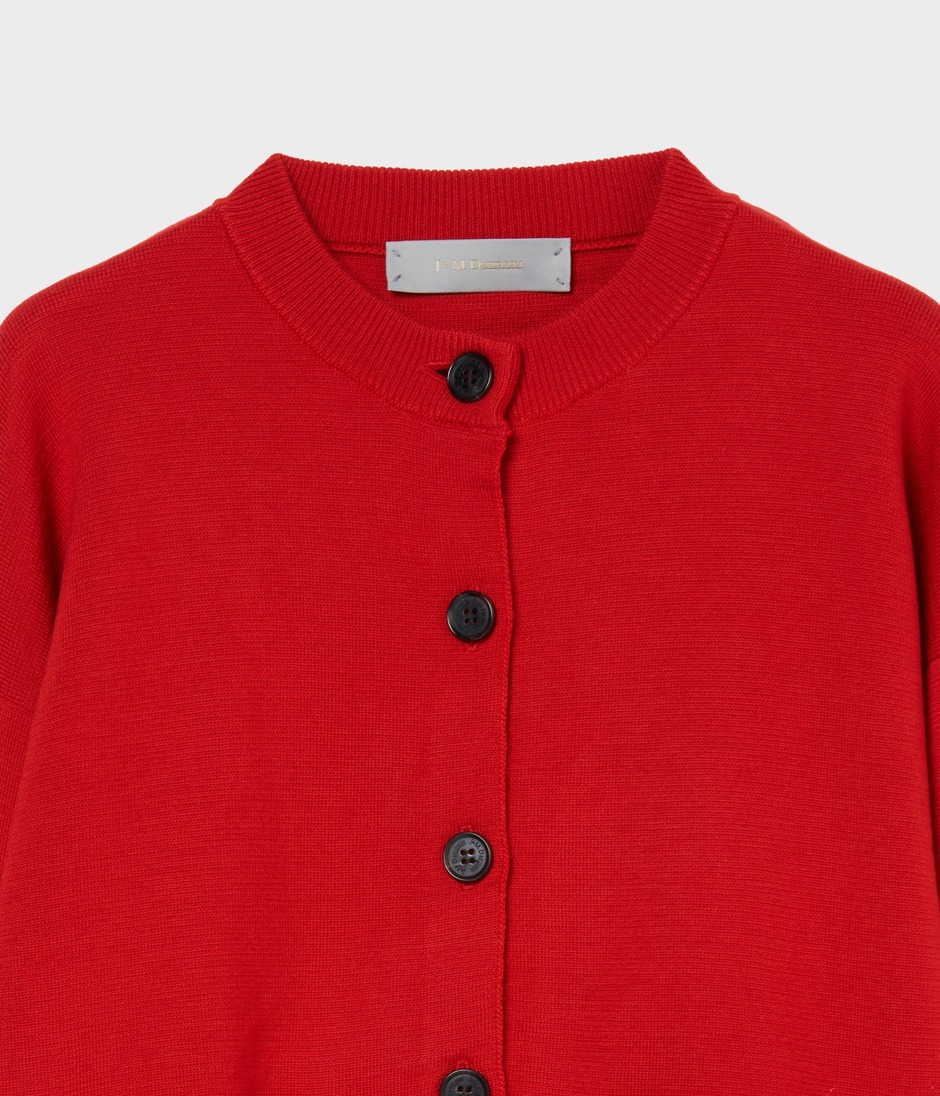 MILANO RIB CARDIGAN 詳細画像 RED 3