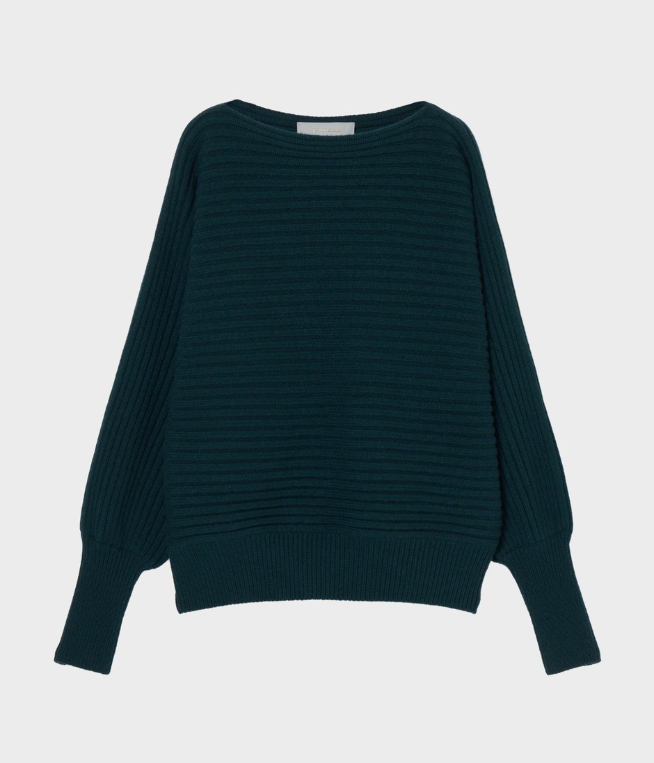 BORDER RIB TOP 詳細画像 DARK GREEN 1