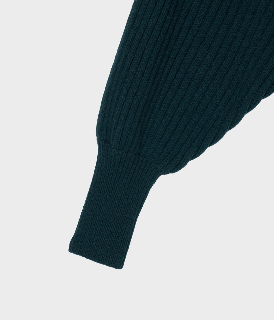 BORDER RIB TOP 詳細画像 DARK GREEN 4