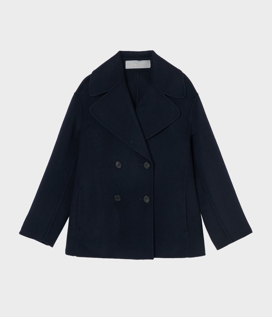 DOUBLE-FACED PEA COAT 詳細画像 NAVY 1
