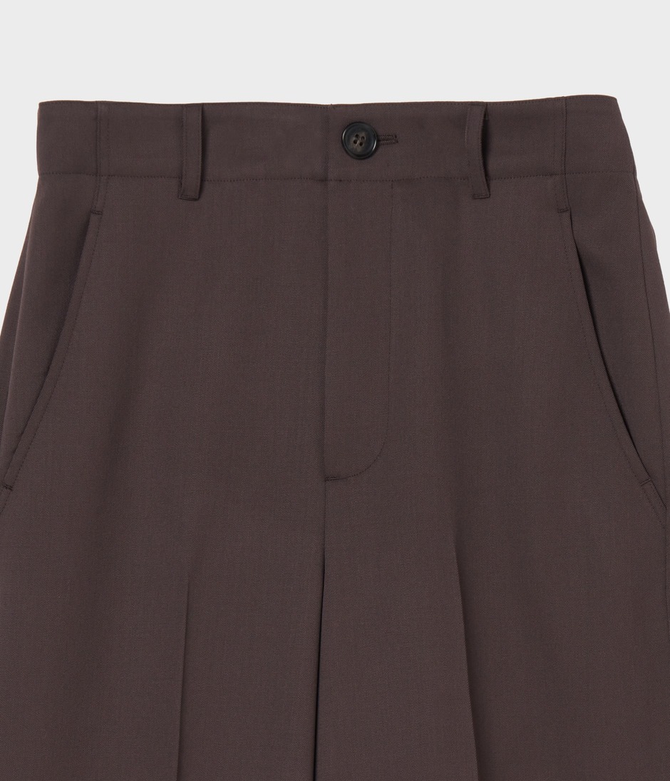 WIDE LEG TROUSERS 詳細画像 MARRON 3