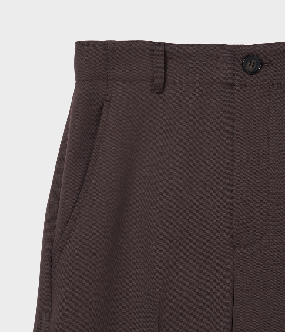 WIDE LEG TROUSERS 詳細画像 MARRON 4