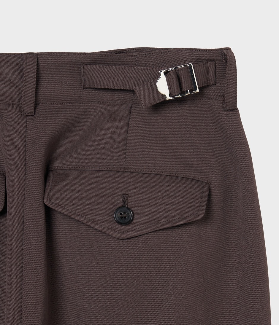 WIDE LEG TROUSERS 詳細画像 MARRON 5