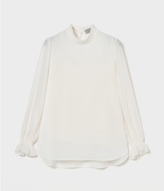 PLEATED COLLAR BLOUSE 詳細画像