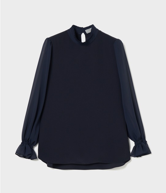 PLEATED COLLAR BLOUSE 詳細画像