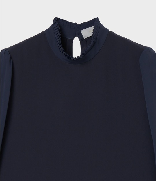 PLEATED COLLAR BLOUSE 詳細画像
