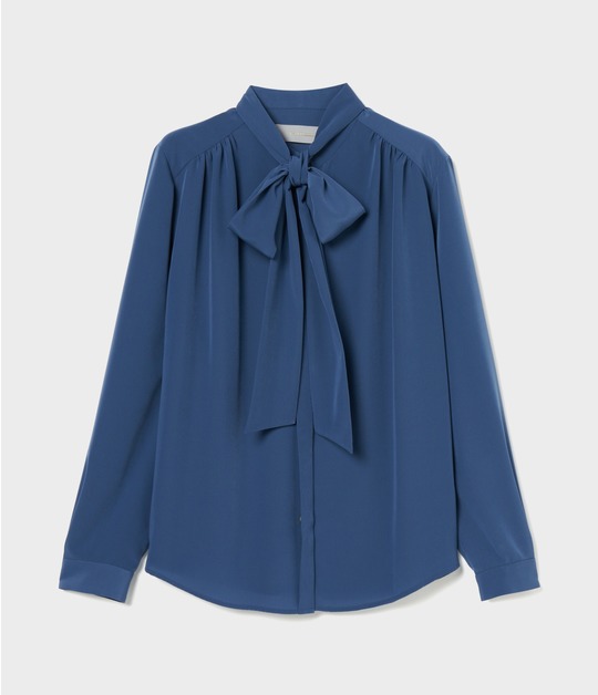 STAND COLLAR BLOUSE w BOW 詳細画像