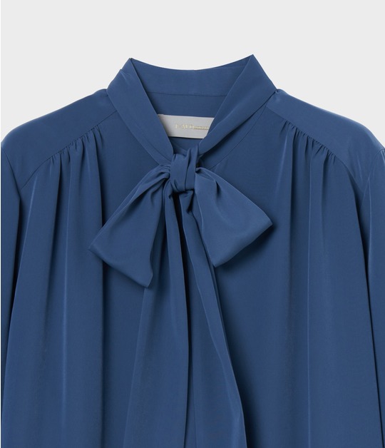 STAND COLLAR BLOUSE w BOW 詳細画像