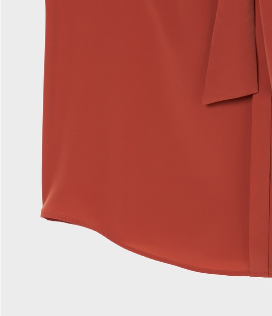 STAND COLLAR BLOUSE w BOW 詳細画像