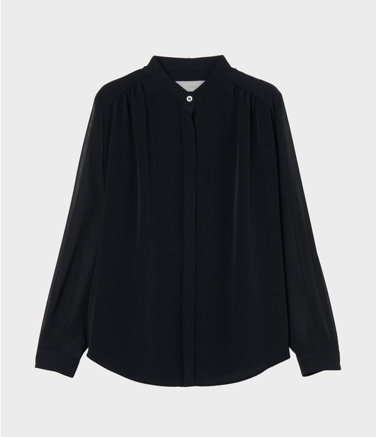 STAND COLLAR BLOUSE w BOW 詳細画像