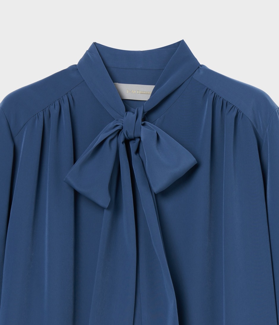 STAND COLLAR BLOUSE w BOW 詳細画像 STORM 3