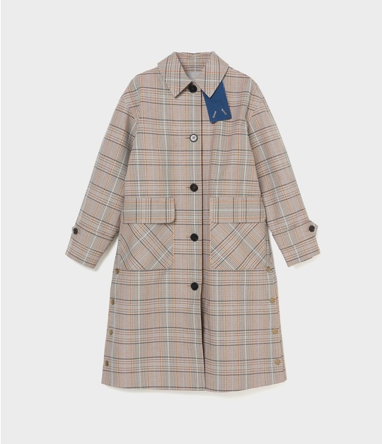 GLEN CHECK BONDING COAT 詳細画像